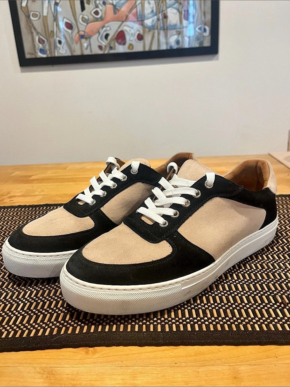 TAFT Low-Top Sneaker Black & Cream